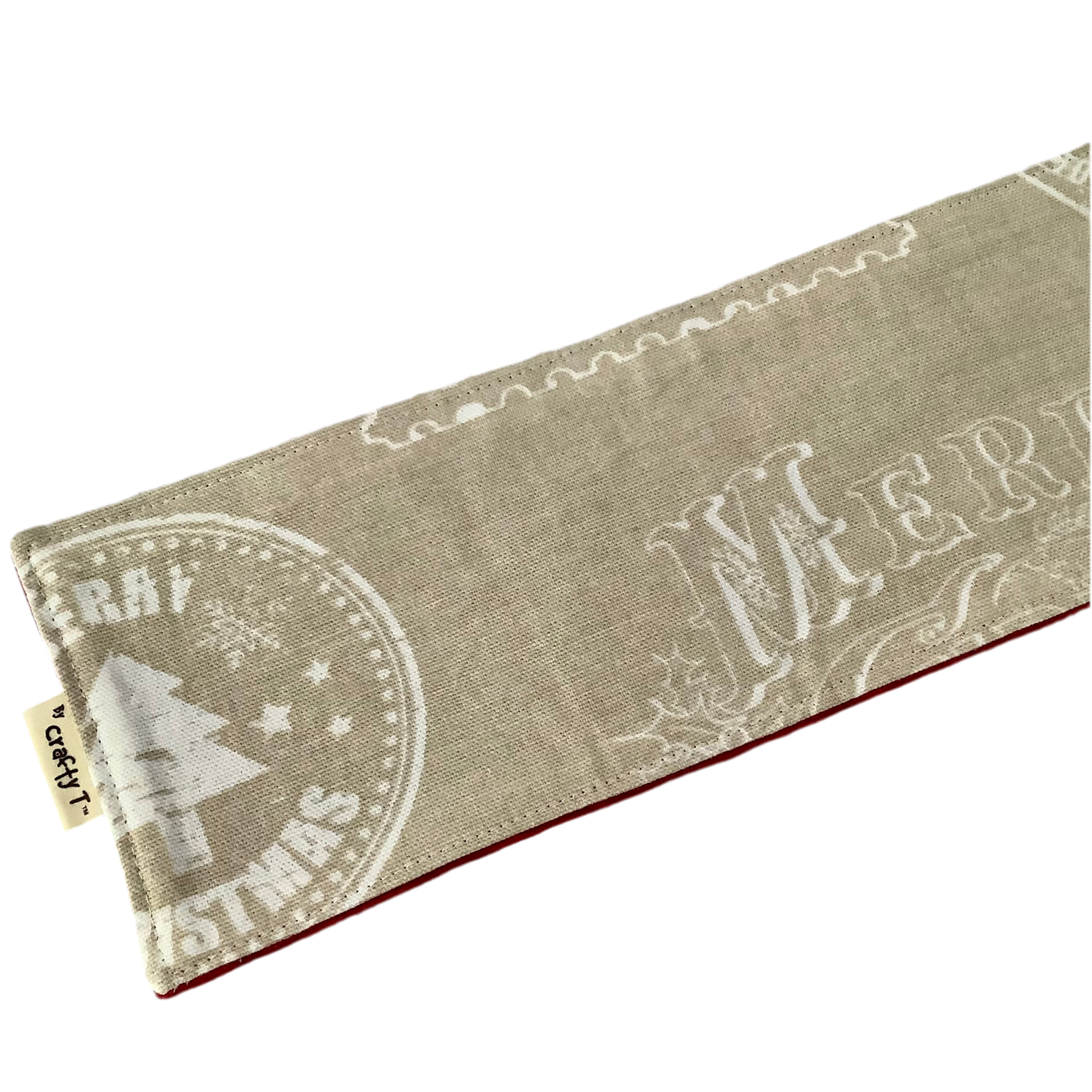 Red Indian Cotton & Christmas Coastie – Handmade & Reversible in Australia