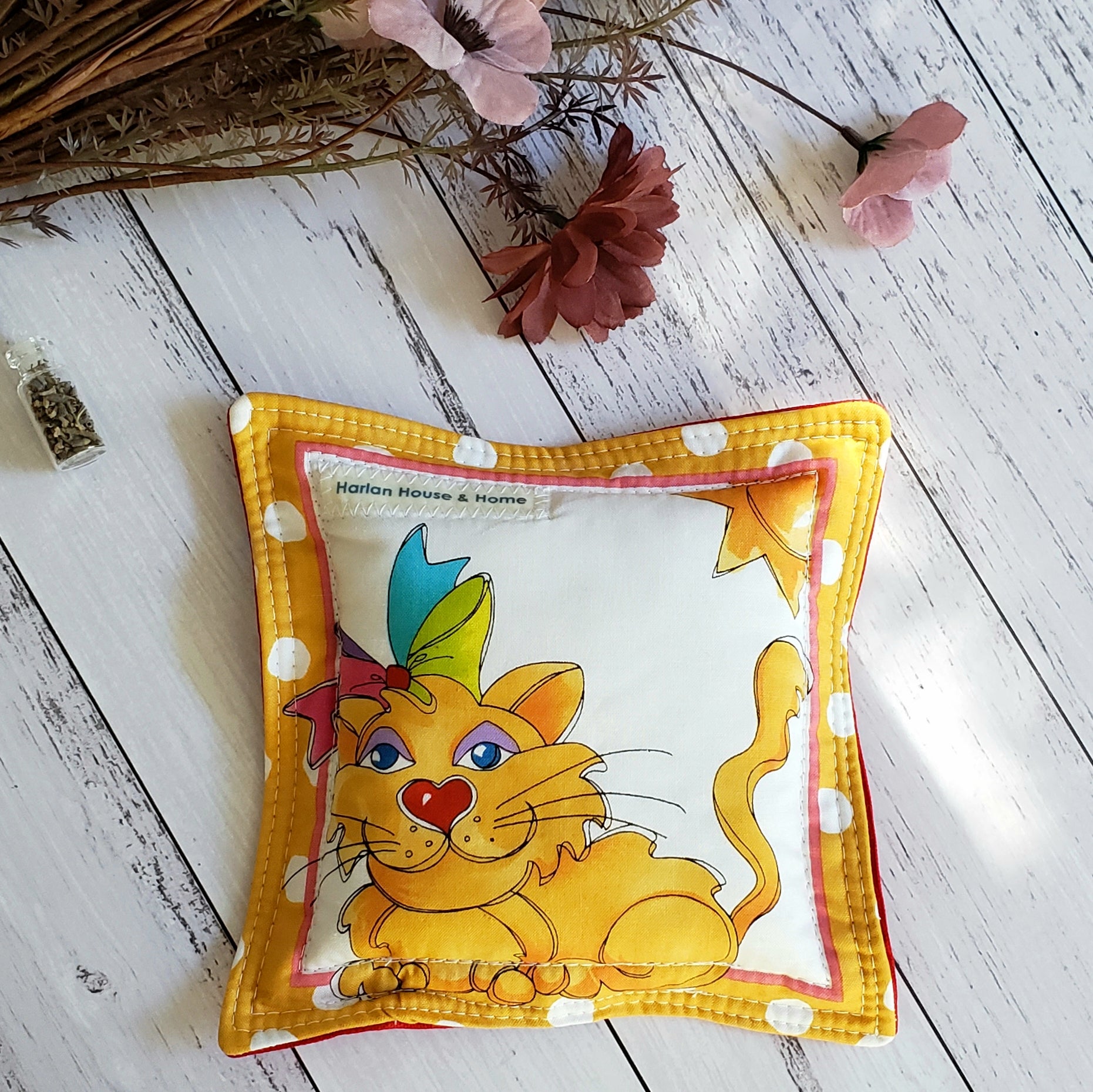 Lavender Heat & Ice Pack (Happy Cats Orange) - Harlan House & Home