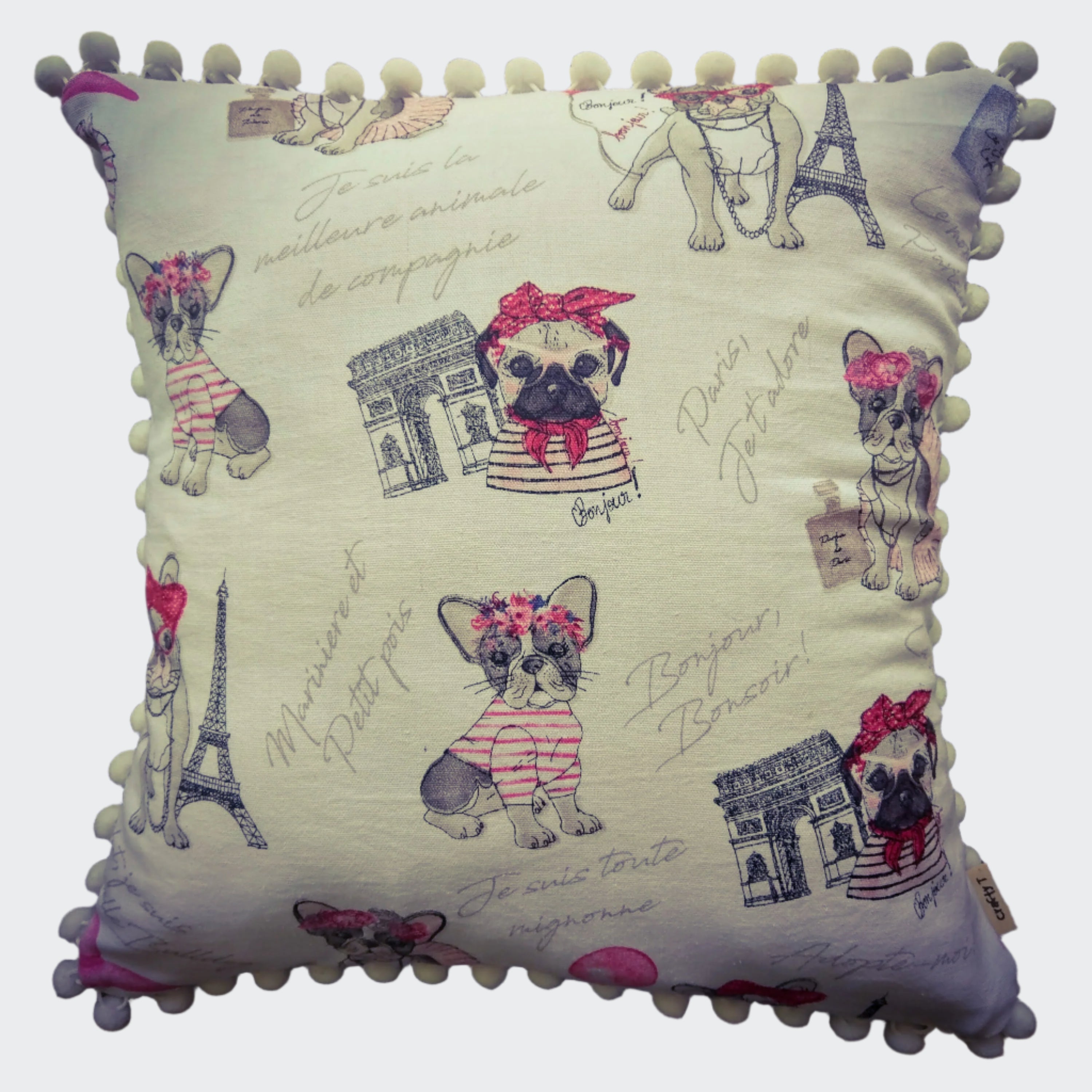 French Bulldog Cushion Cover - Harlan House & Home