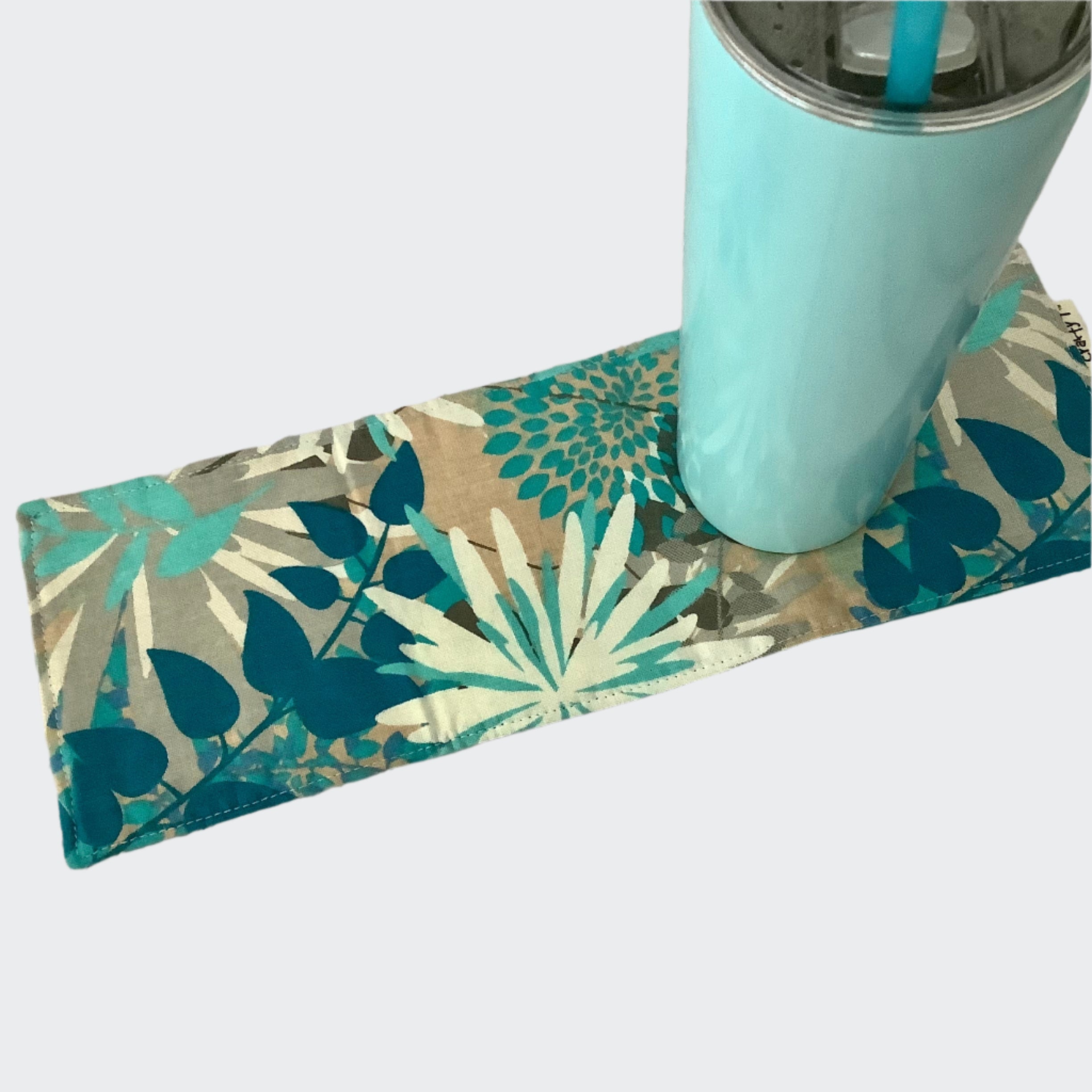 Blue Florals Coastie – Handmade & Reversible in Australia