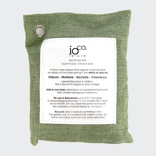 IOco Bamboo Charcoal Bags – Natural Odour & Moisture Absorber