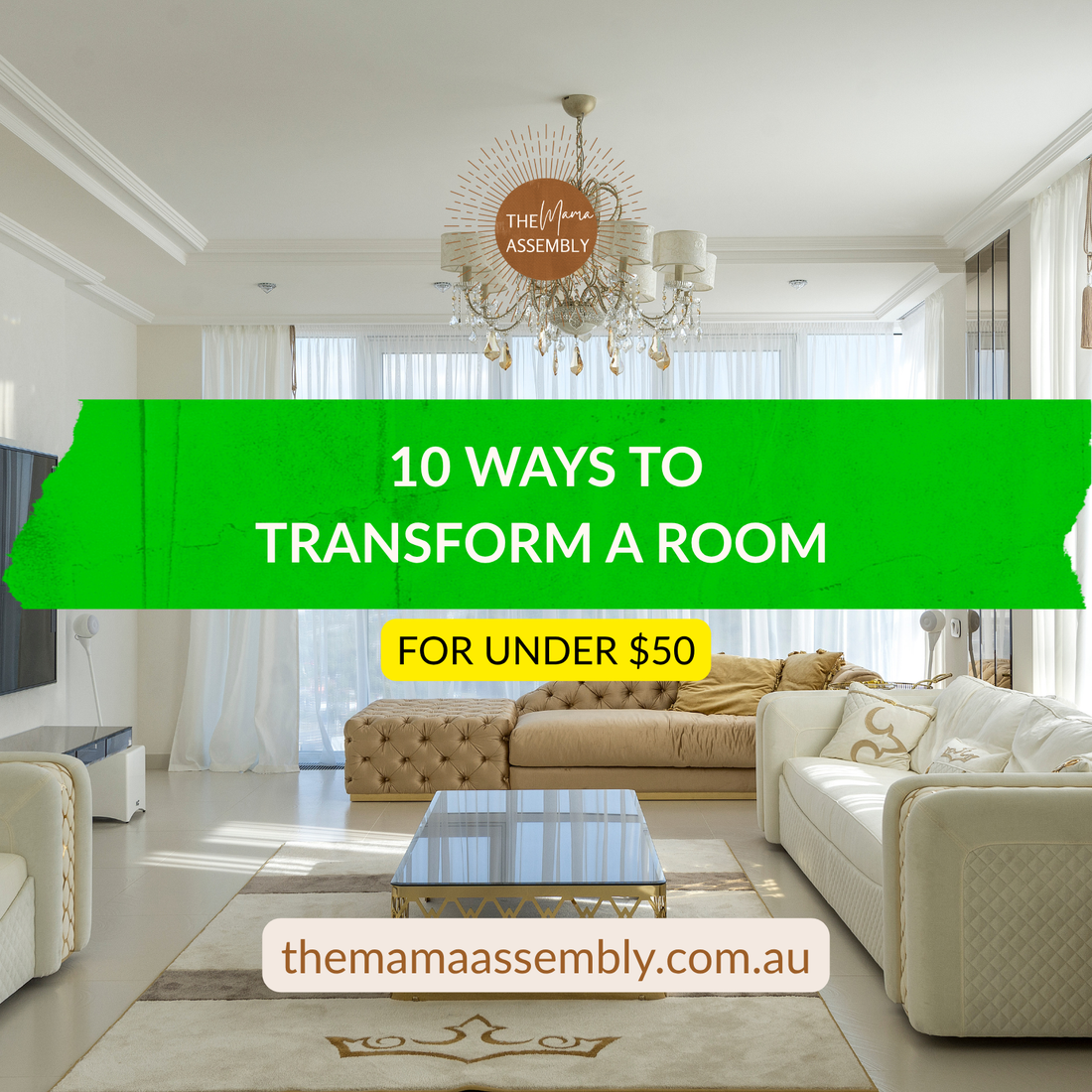 stylish loungeroom 10 ways to transform a room for under $50 pinterest pin