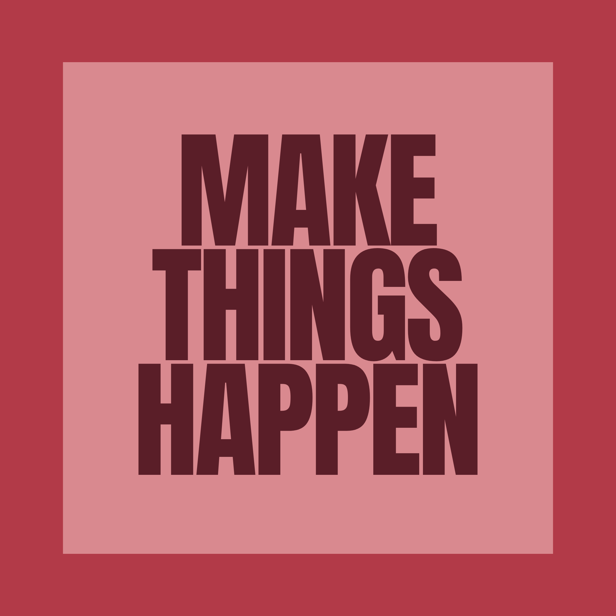 Make Things Happen collection cpver