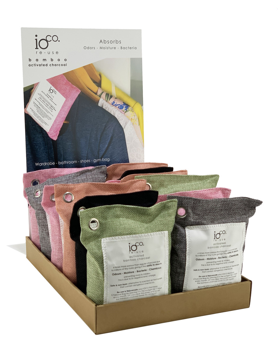 Activated bamboo charcoal bags | The Mama Assembly