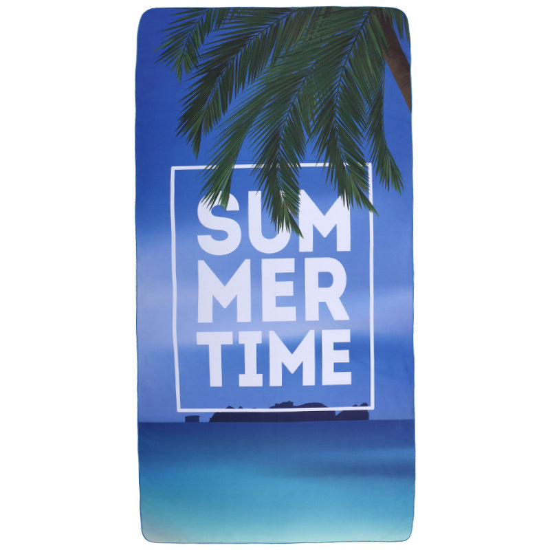Microfiber Printed Beach Bath Towel – Soft Quick-Dry Polyester, 80x160cm