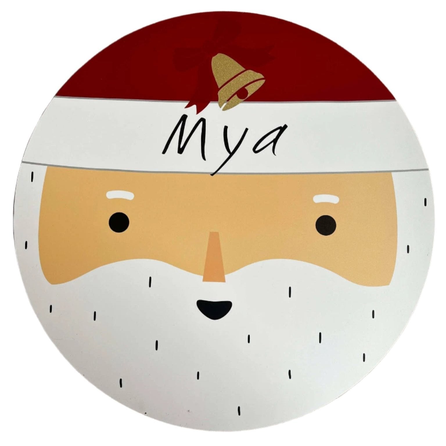 Personalised Santa Christmas Placemat – Custom Kids Holiday Table Décor