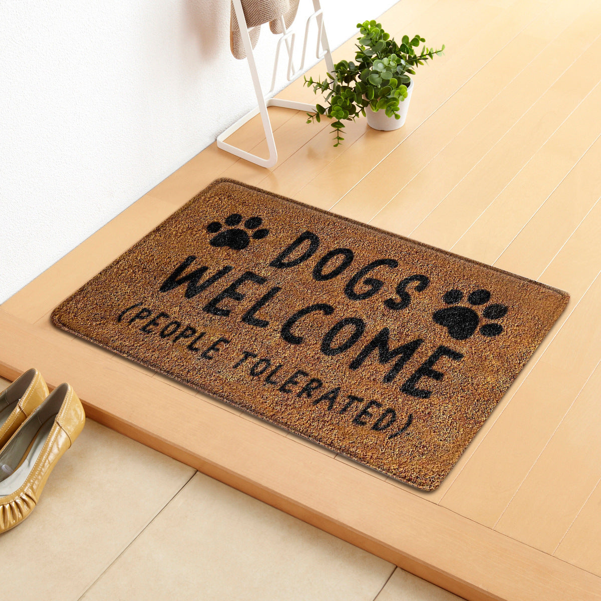Custom Doormat – Non-Slip Thickened Flannel Entrance Rug, Washable & Durable