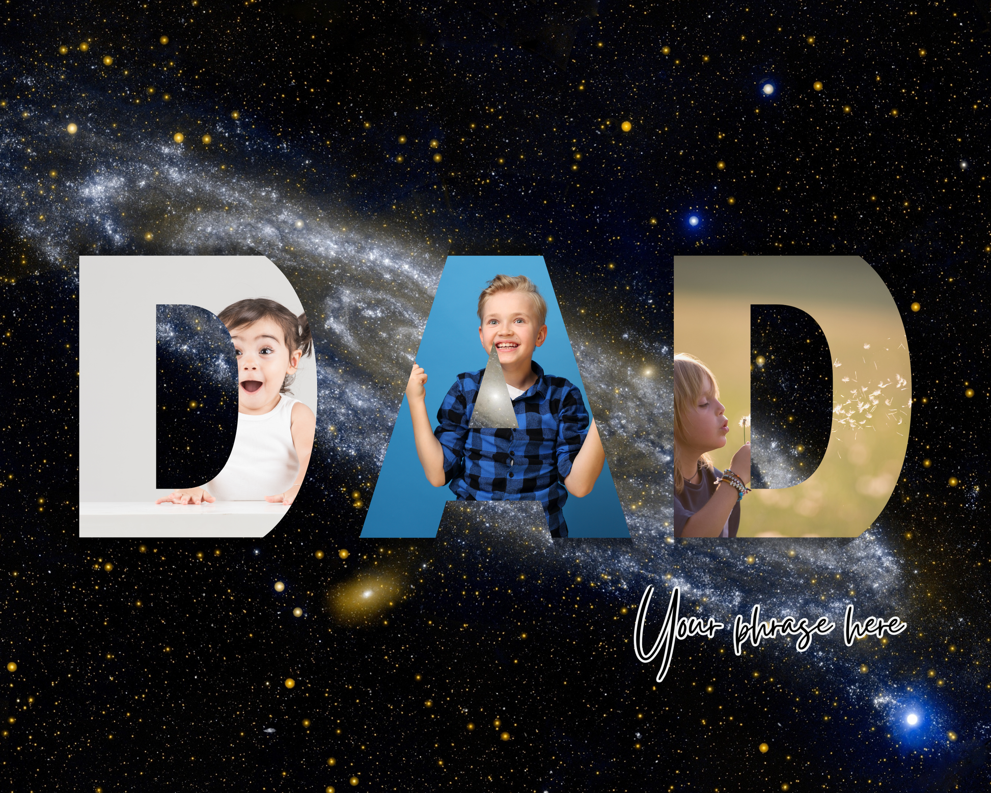 Custom Photo Mouse Pad – Personalised Gift for Dad, Papa, Grandpa & More