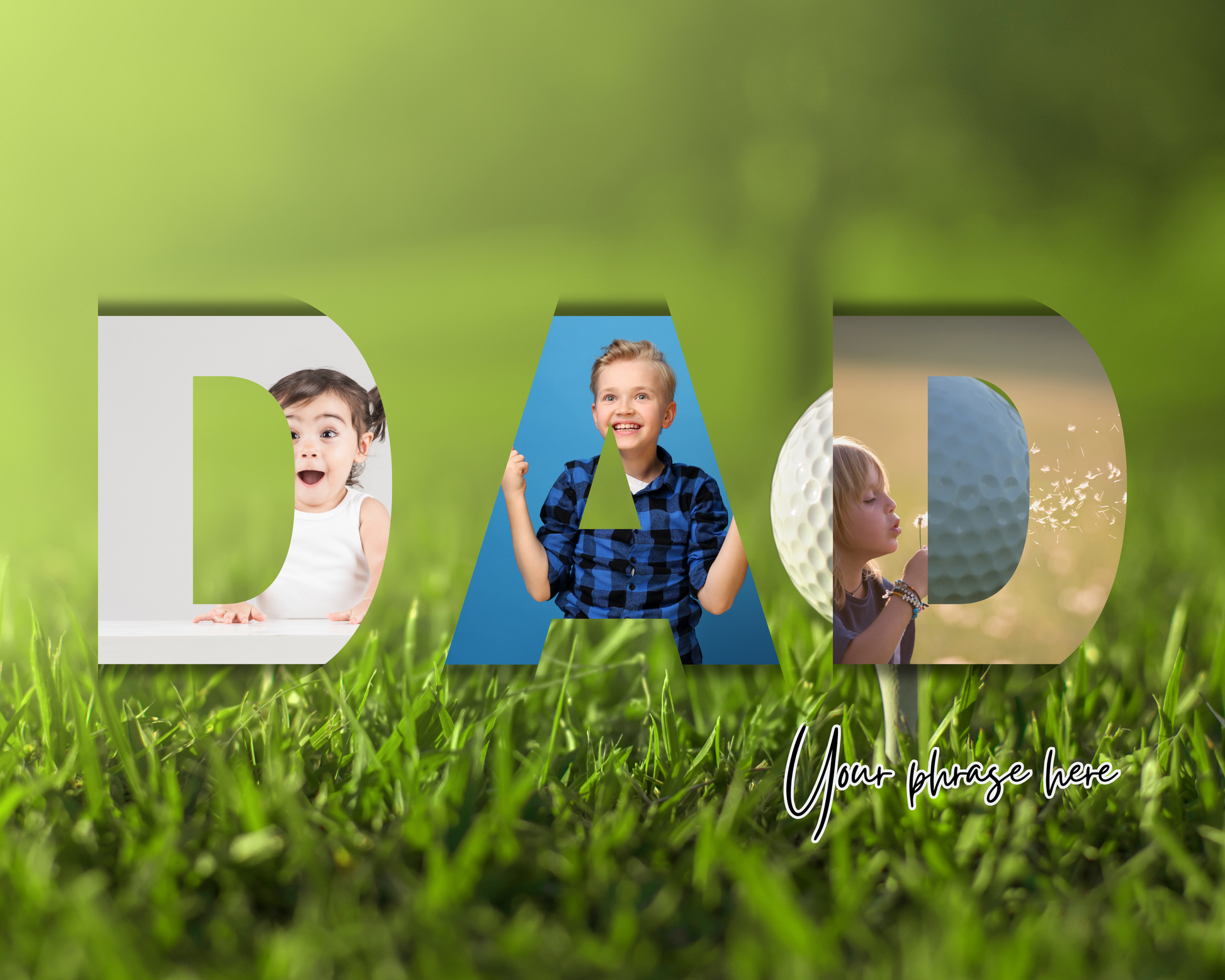 Custom Photo Mouse Pad – Personalised Gift for Dad, Papa, Grandpa & More