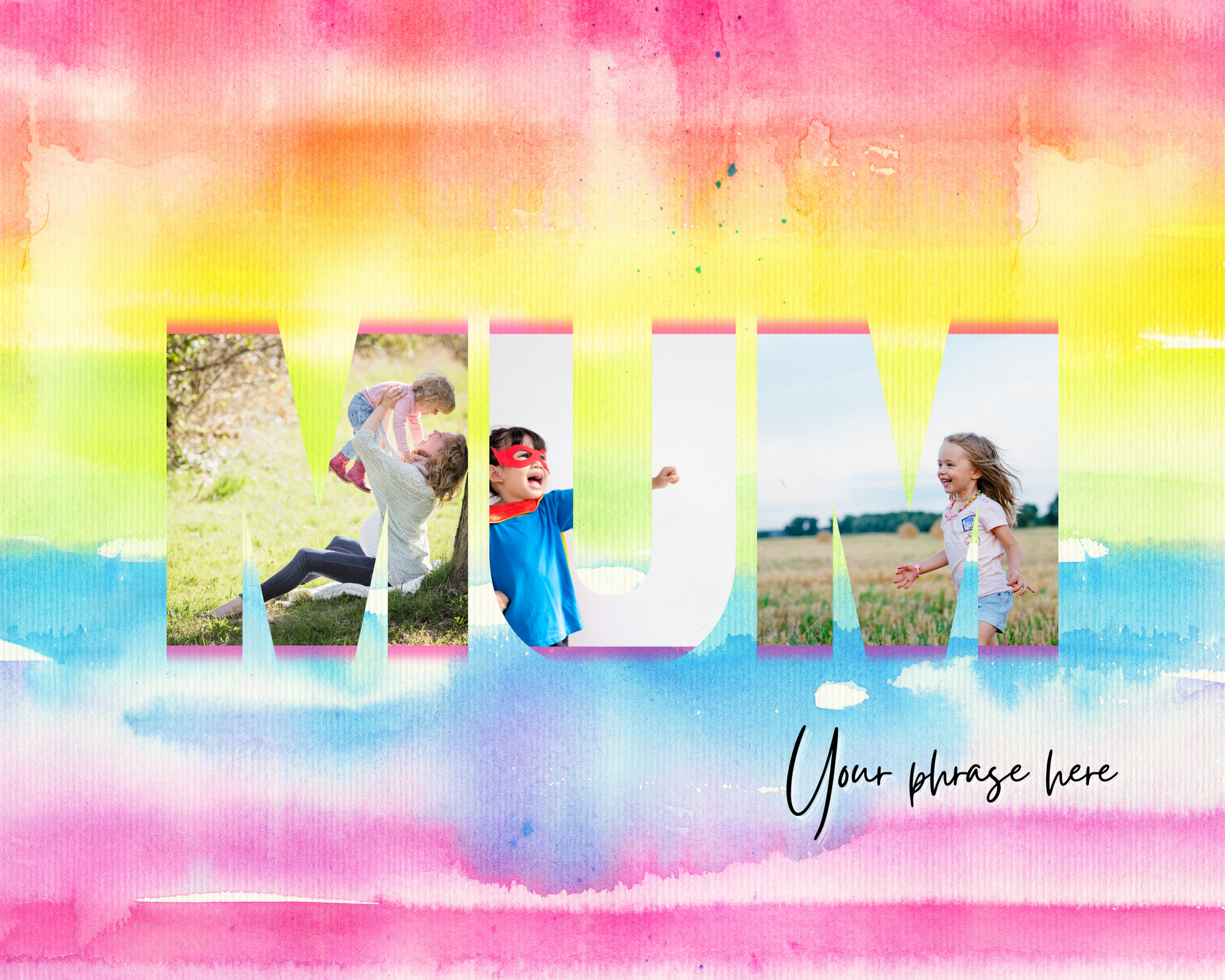 Custom Photo Mouse Pad – Personalised Gift for Mum, Mama, Grandma & More