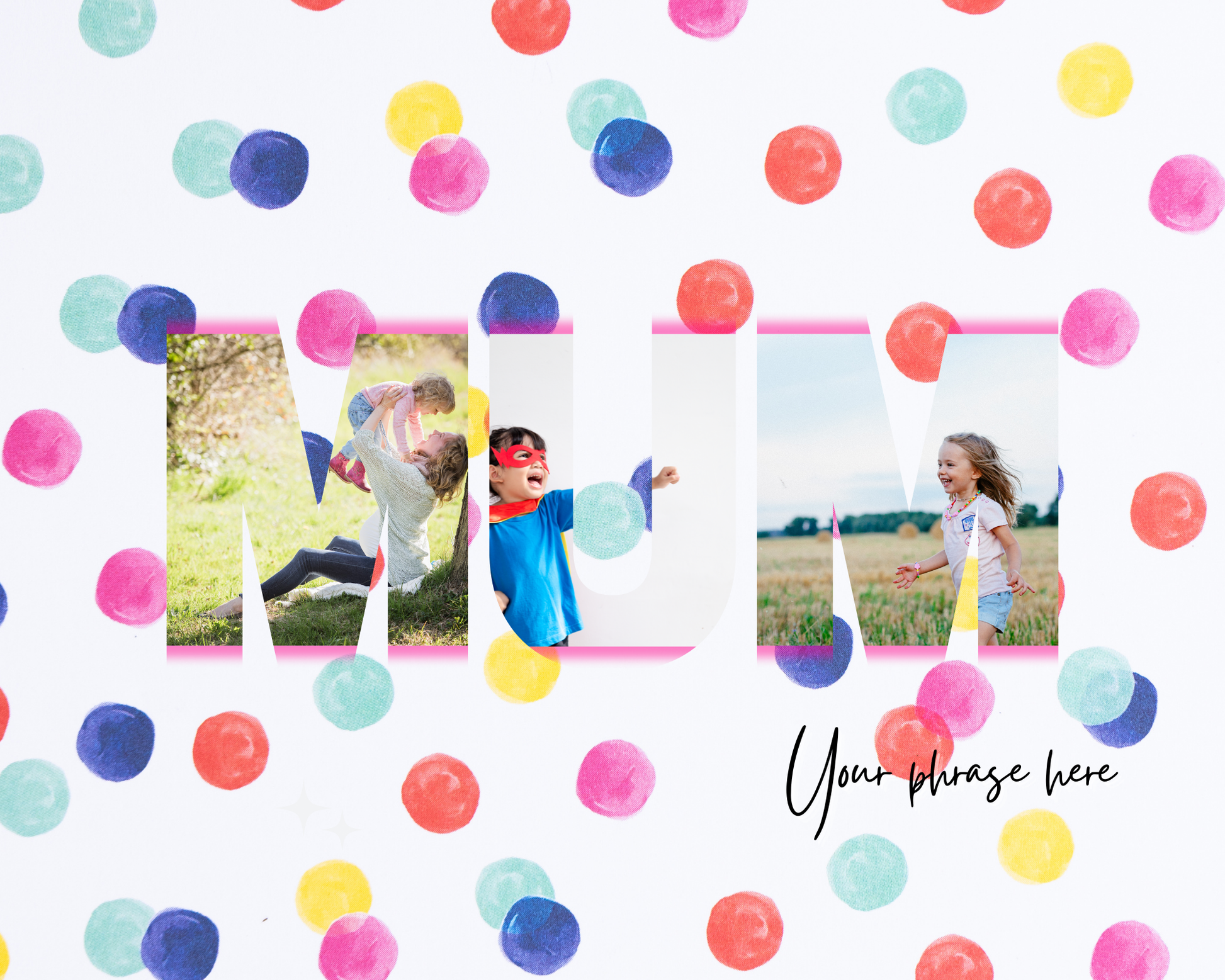 Custom Photo Mouse Pad – Personalised Gift for Mum, Mama, Grandma & More