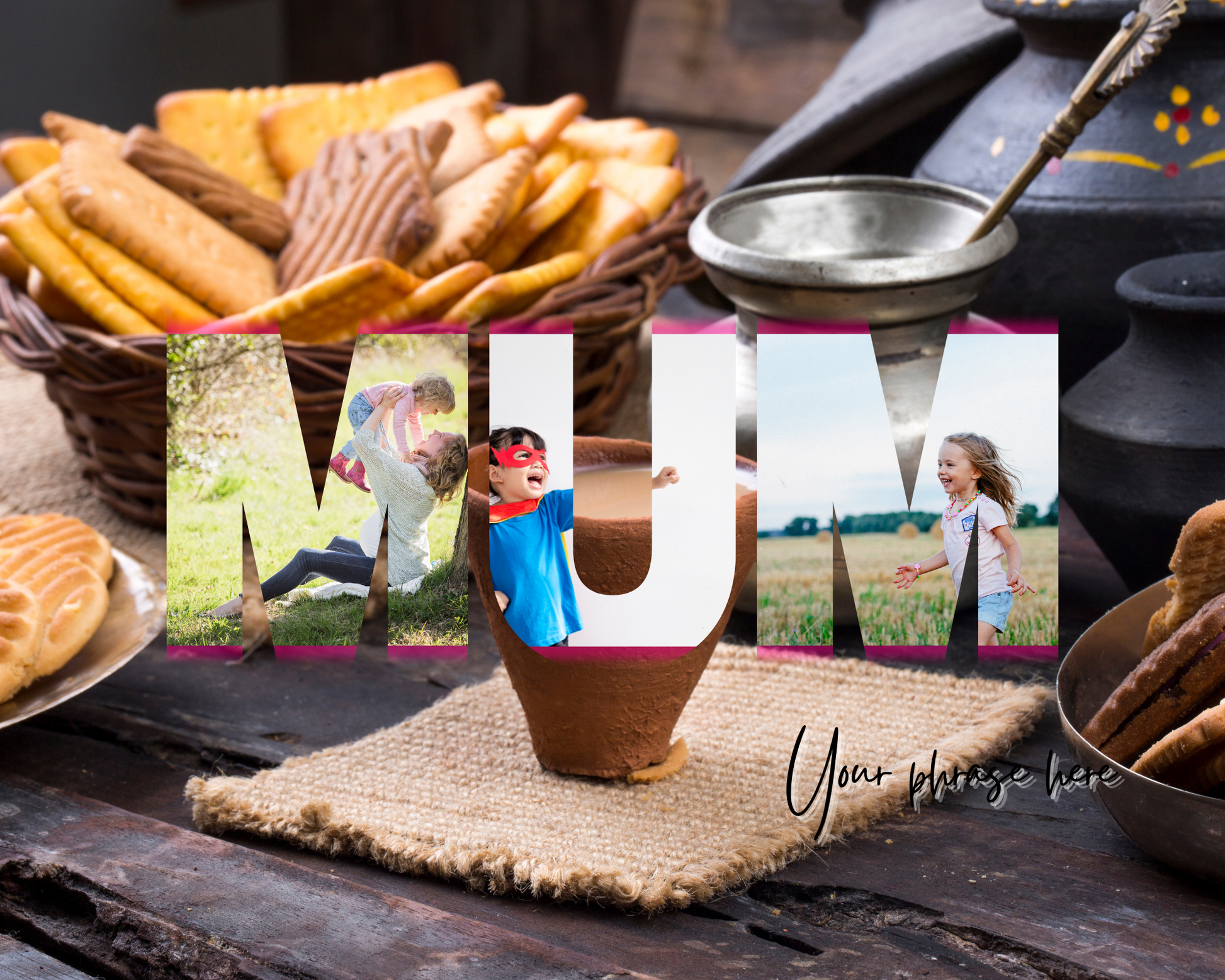 Custom Photo Mouse Pad – Personalised Gift for Mum, Mama, Grandma & More
