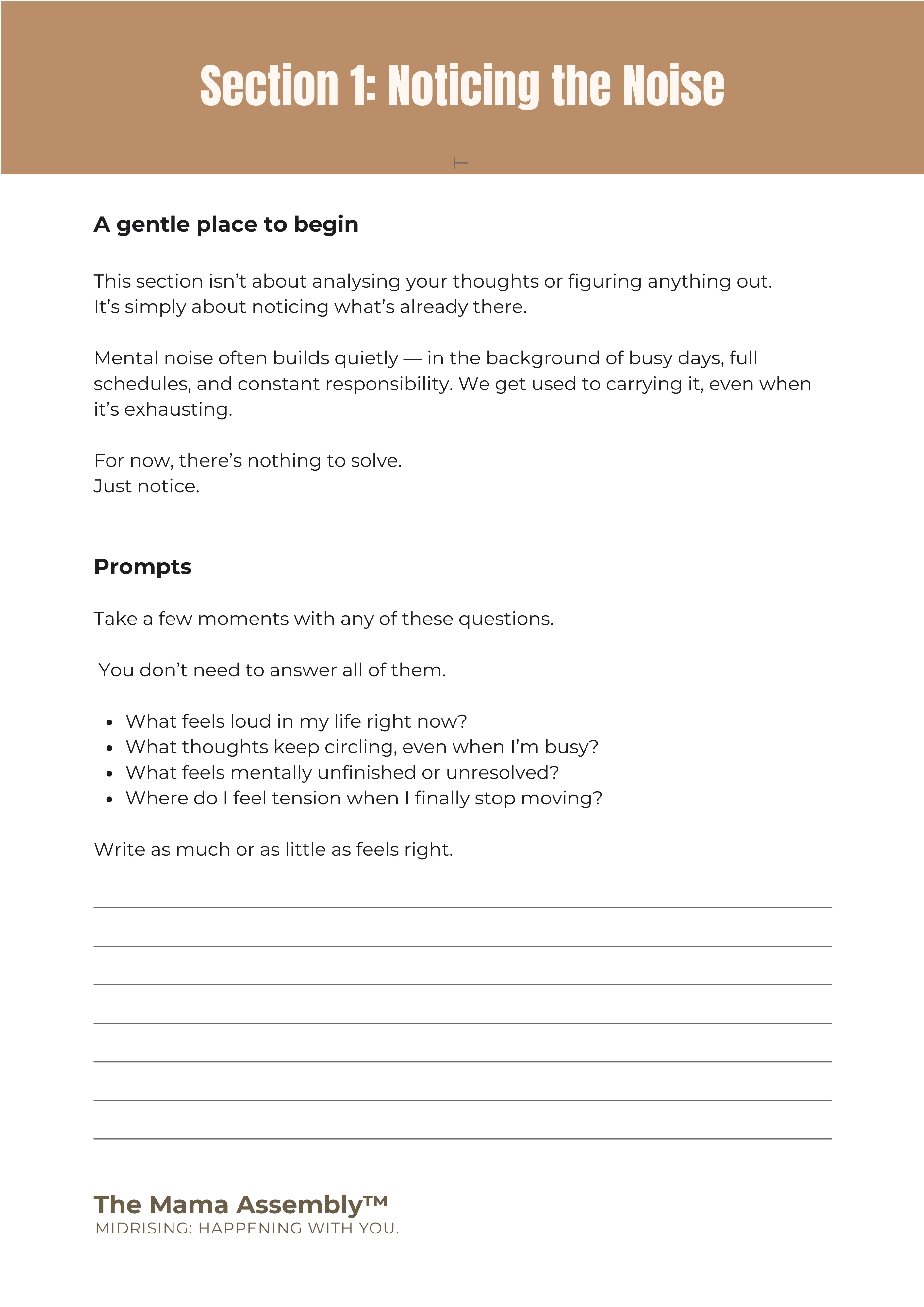 Sheet of paper with text on a white background