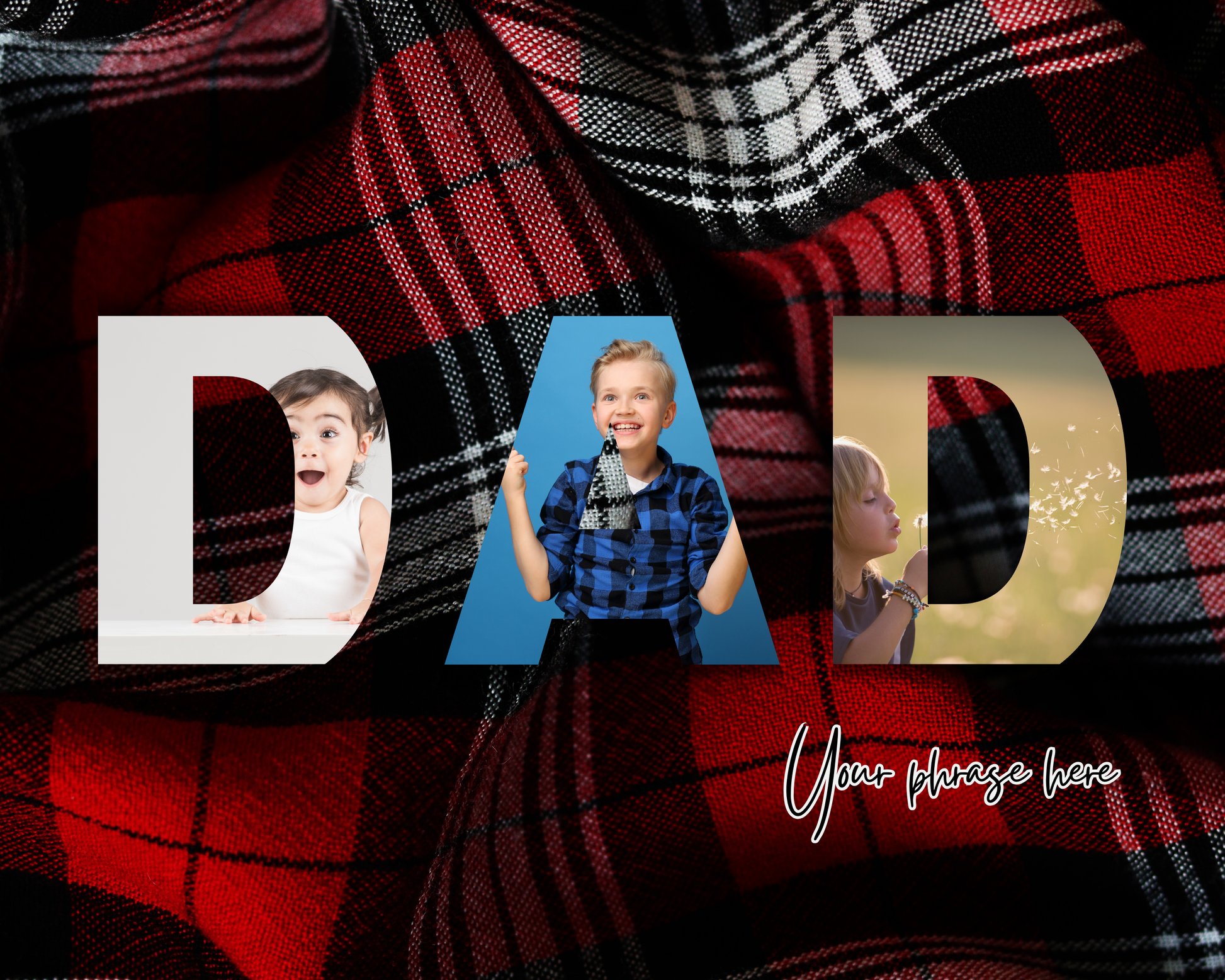 Custom Photo Mouse Pad – Personalised Gift for Dad, Papa, Grandpa & More