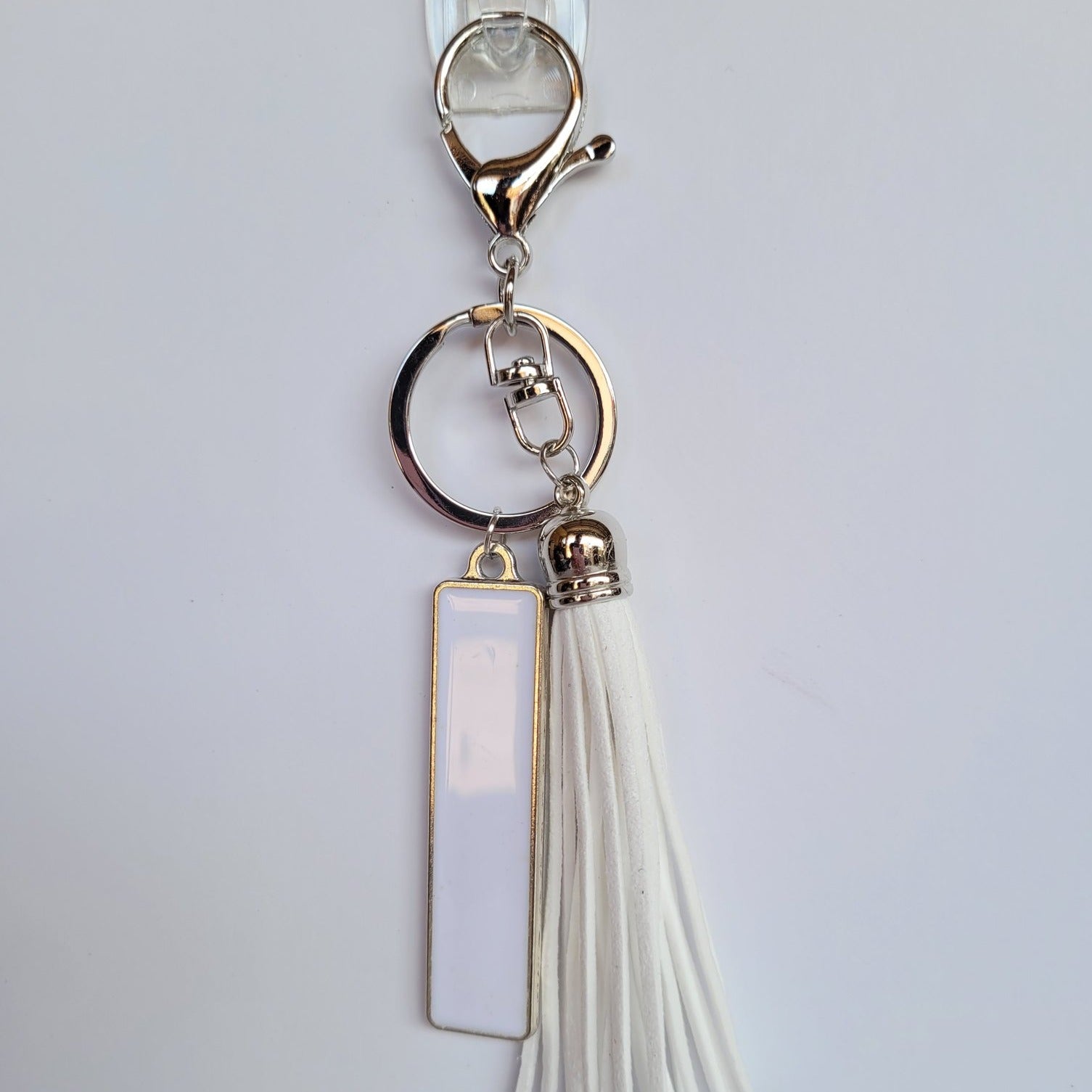 Personalised Tassel Keyring – Custom Name Gift in Multiple Colours