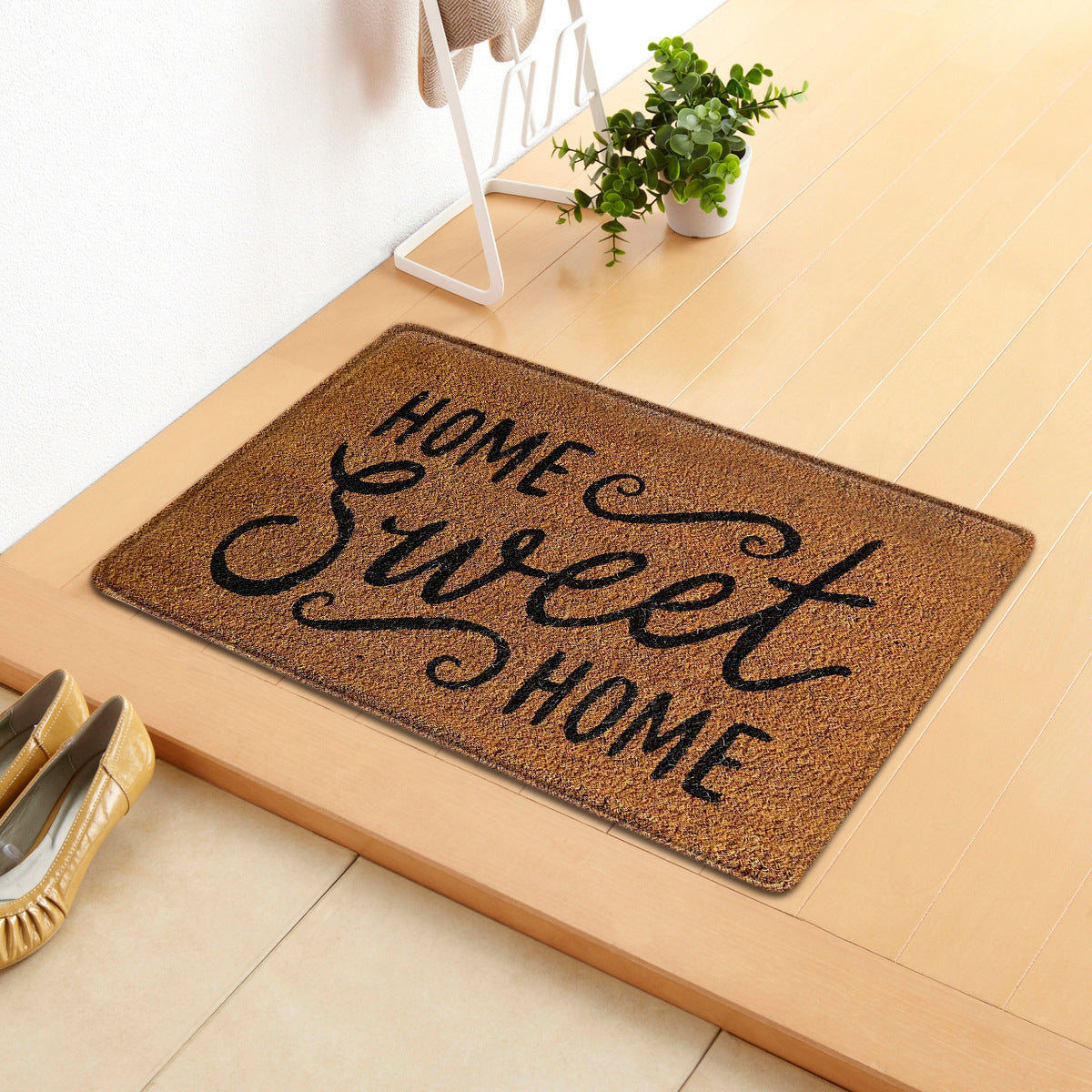 Custom Doormat – Non-Slip Thickened Flannel Entrance Rug, Washable & Durable