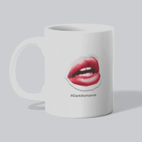 Dark Romance rotating white mug