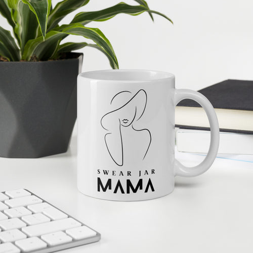Add it to the swear jar mug with cheeky quote on white ceramic coffee cup