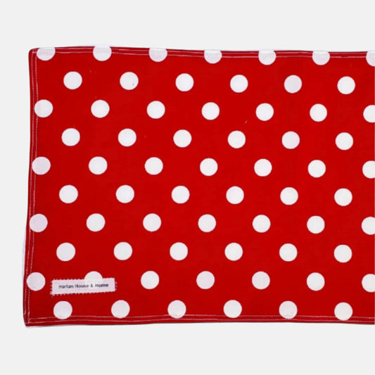 Burp Cloth: Spotty Red - Harlan House & Home