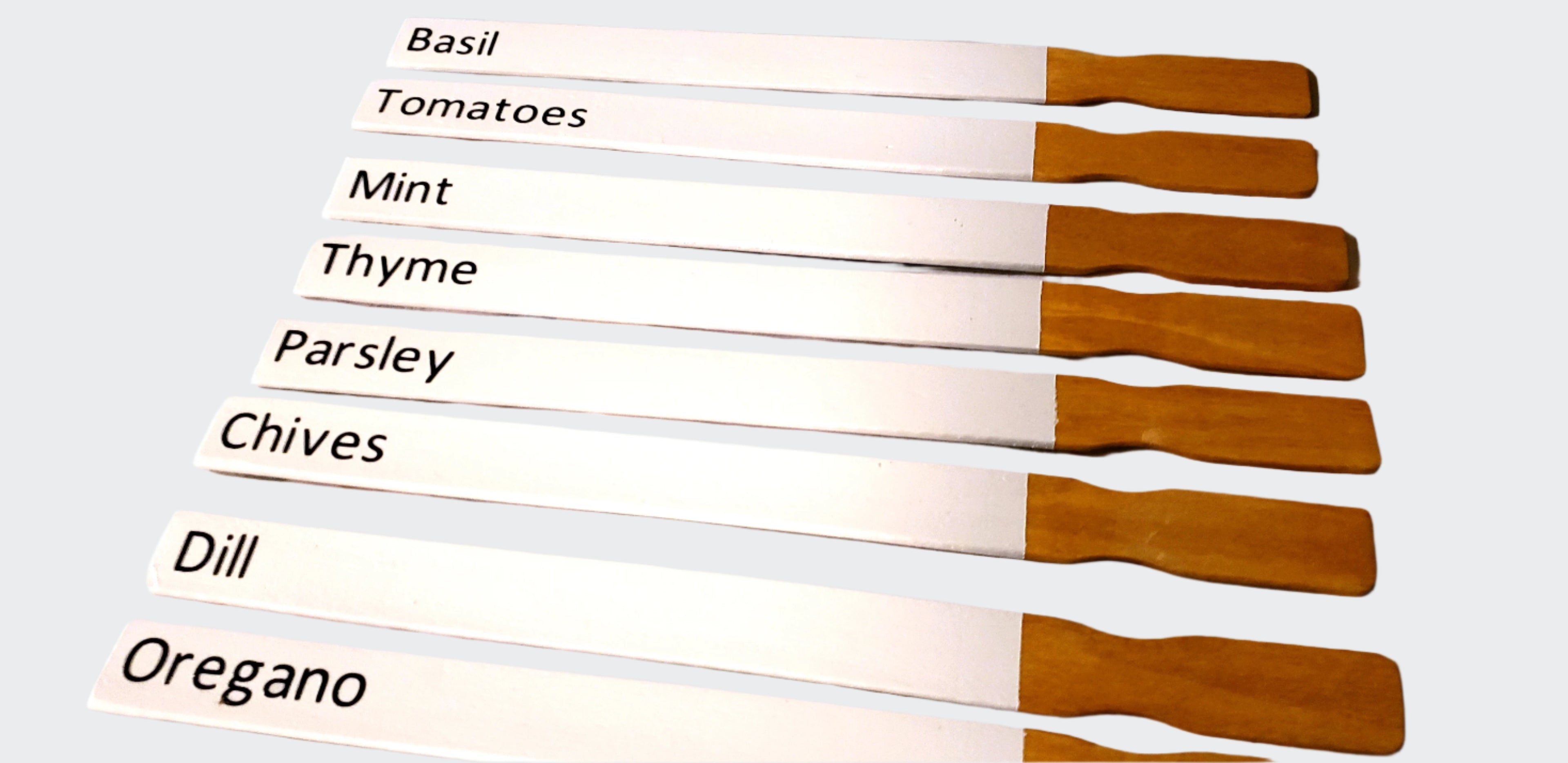 Personalised Plant Markers - Herb, Vegetables, Plants (Calibri) - Harlan House & Home