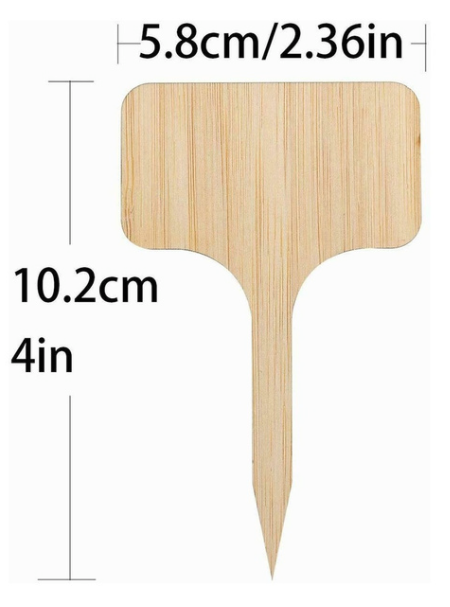 Bamboo Plant Markers - Herb, Vegetables, Plants