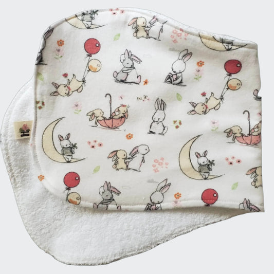 Bunnies Burp Cloth