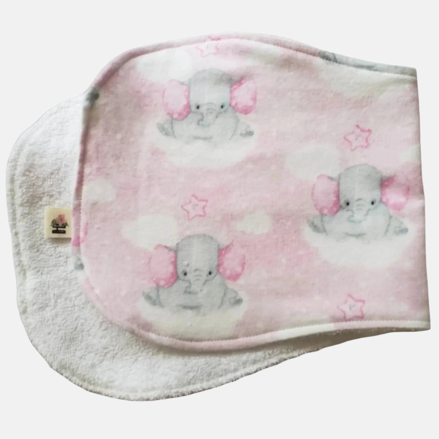 Elephants Burp Cloth