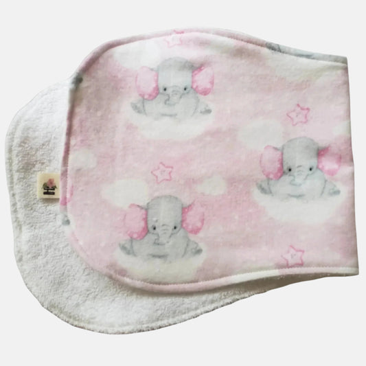 Elephants Burp Cloth