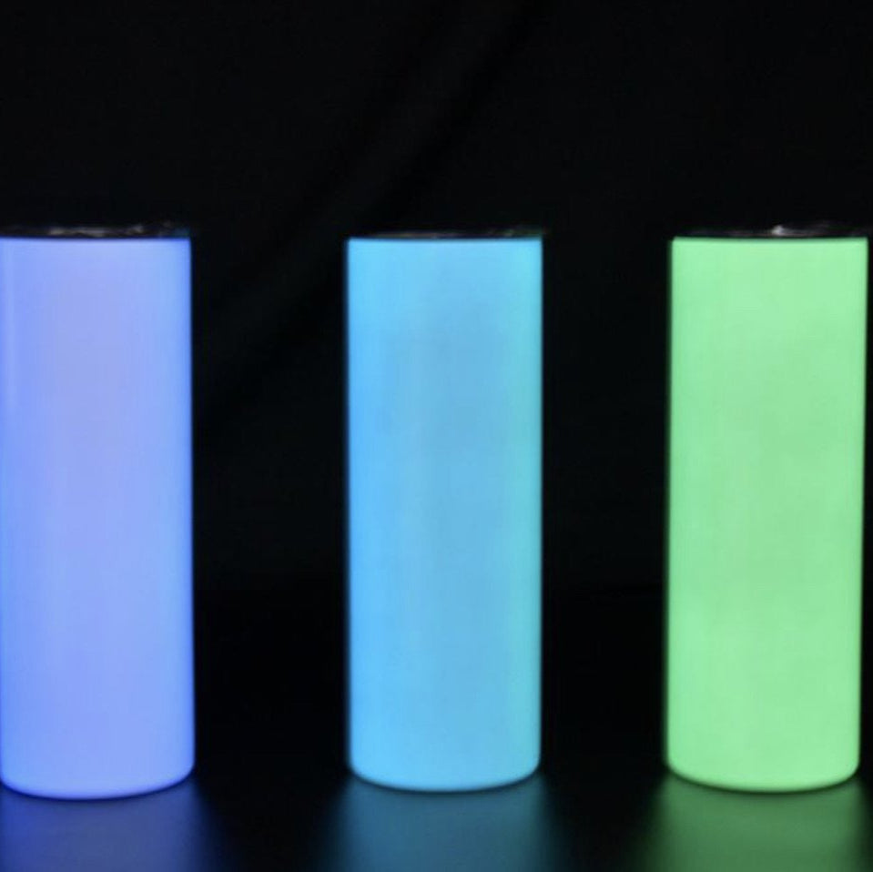 20oz Glow in the Dark Tumbler - Blue