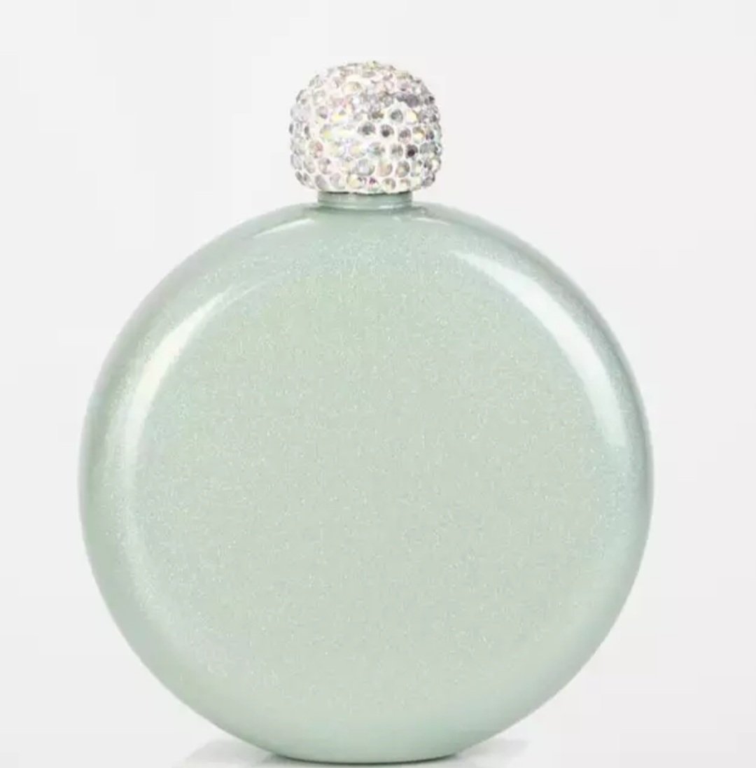 Hip flask (green)