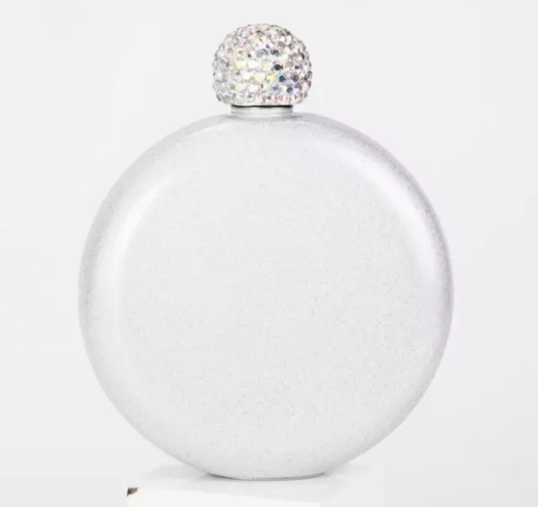 Hip flask (white)
