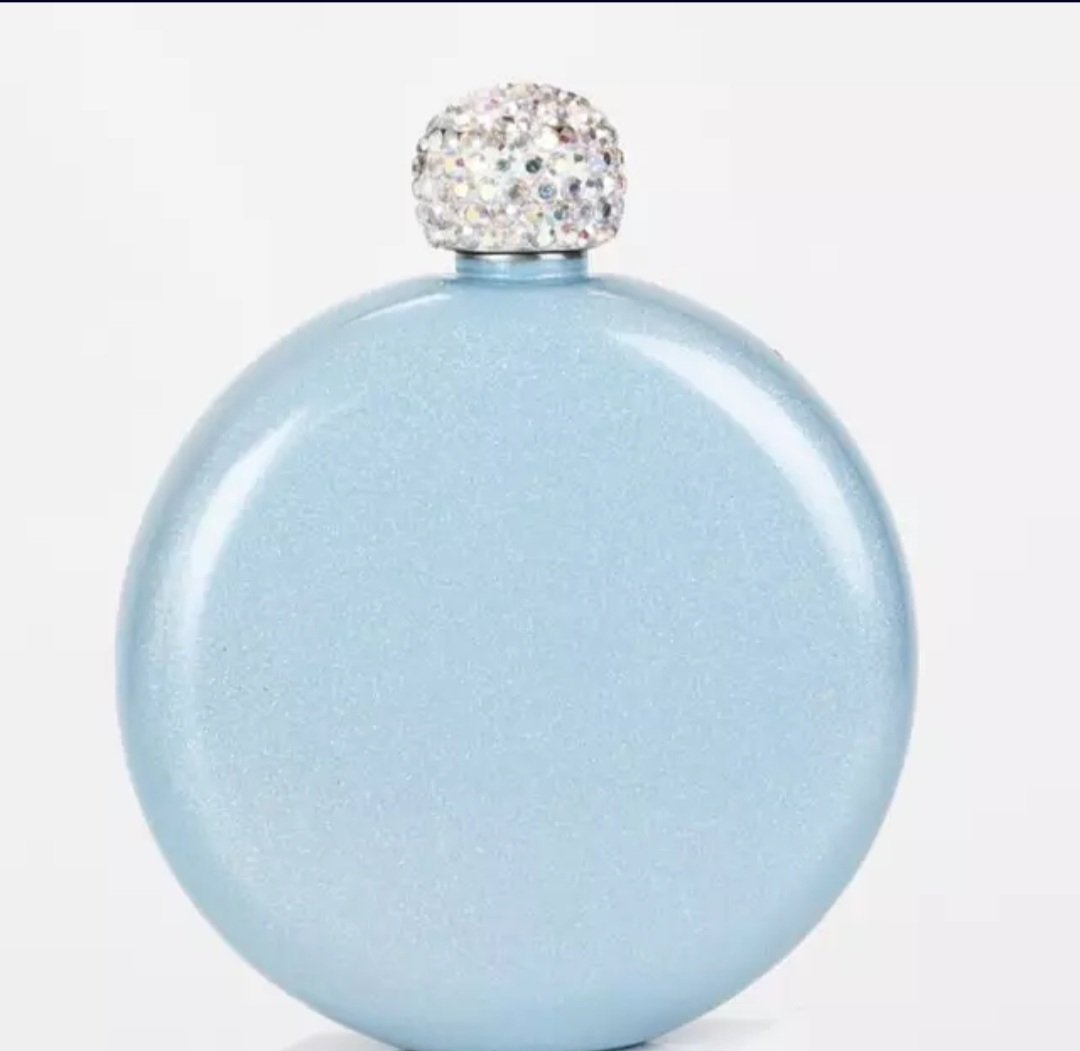 Hip flask (blue)