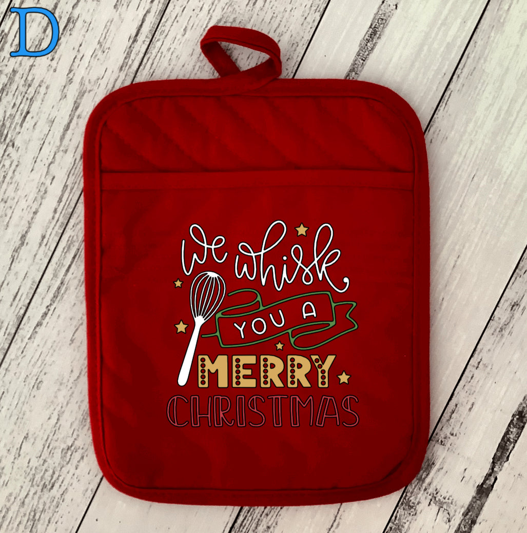 Christmas Oven Mitt