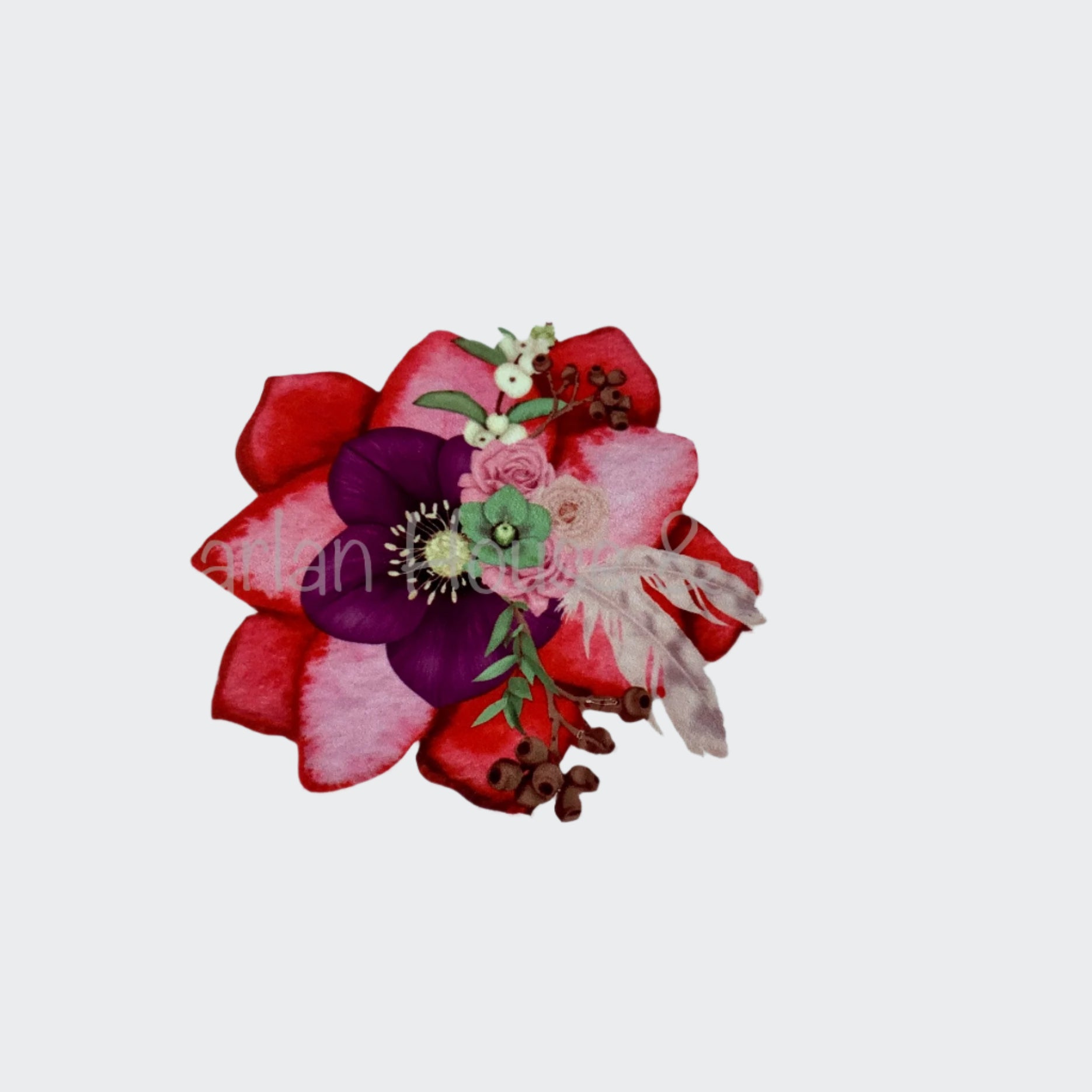 Coaster Set (4) - Boho flowers
