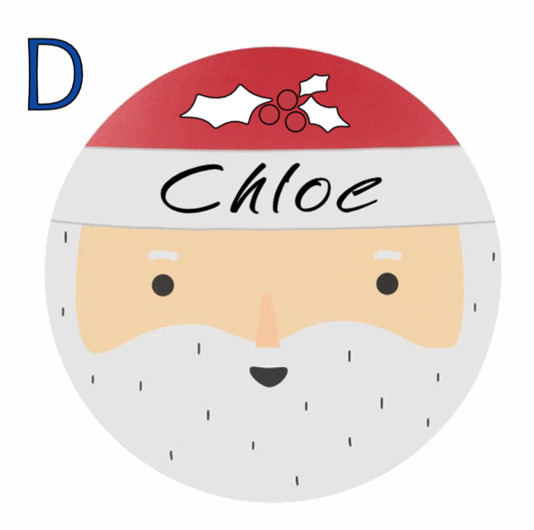 Personalised Santa Christmas Placemat – Custom Kids Holiday Table Décor