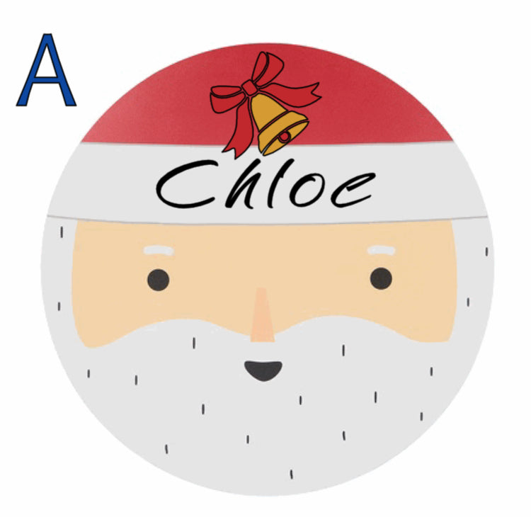 Personalised Santa Christmas Placemat – Custom Kids Holiday Table Décor